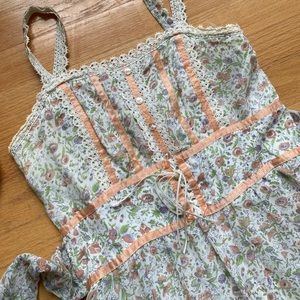 Adorable homespun Gunne Sax style dress
